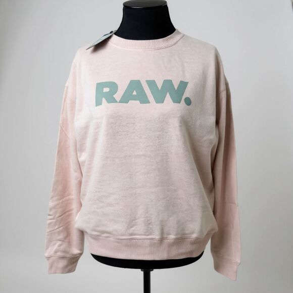 G-Star RAW NWT Women’s Pink Premium Core Sweatshirt M | Chest 22" Length 24" - Picture 4 of 8